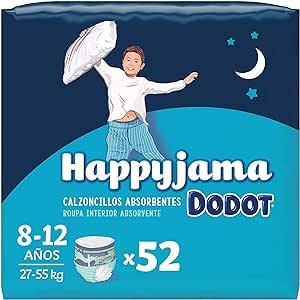 Pañales dodot noche para niños Happyjama