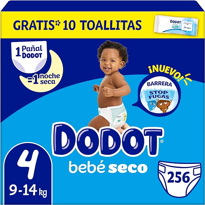 Pañales noche dodot bebé seco 4